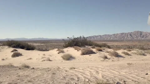 Baja out side window desert view Stock Footage 166662710