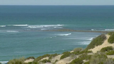 Baja Pacific ocean and waves Stock Footage 298735