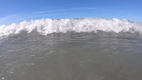 Baja Waves Hit You Stock Footage 103955687