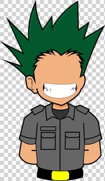 Baju abu Stock Illustration