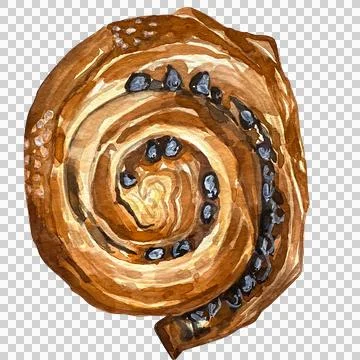 Bakary round Stock Illustration