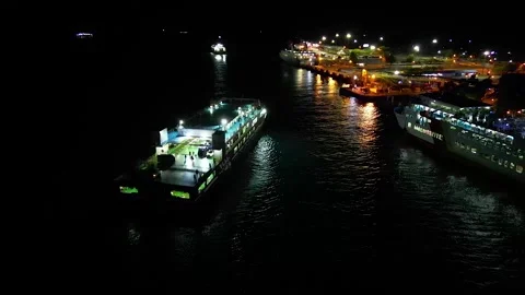 Bakauheni SeaPort Stock Footage 258807902