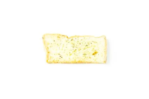 Bake garlic bread crispy snack top view Foto stock
