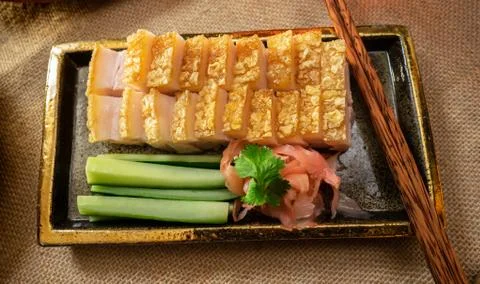 Bake pork 스톡 사진