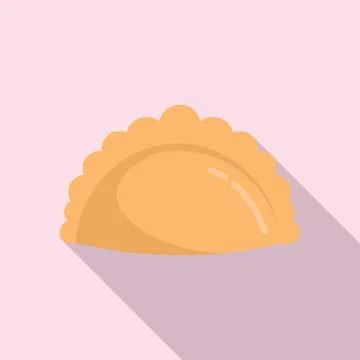 Bake product icon, flat style Illustrazione stock