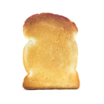 Bake white thick fresh bread ingredient Foto stock
