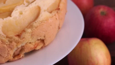 Baked Apple Pie Stock Footage 116669493