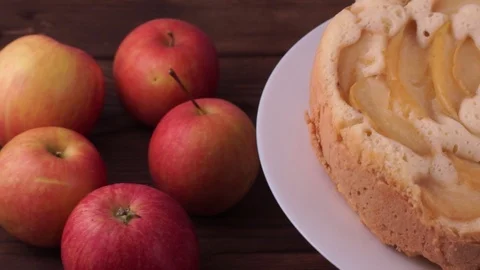 Baked Apple Pie Stock Footage 116669769
