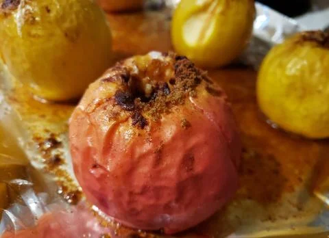 Baked Apples (2) Stockfoto's