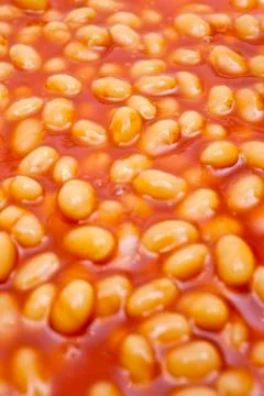 Baked Beans Foto stock