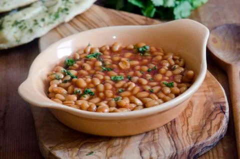 Baked beans Stock Photos