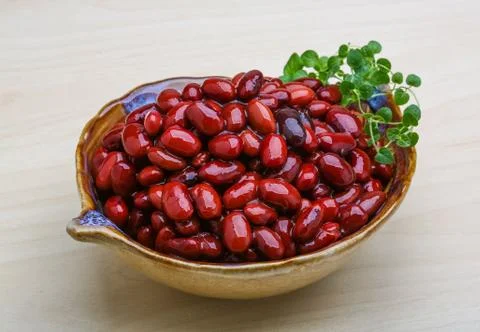 Baked beans Foto stock