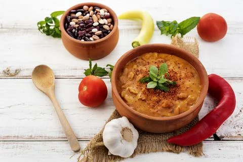 Baked Beans Stock-Fotos