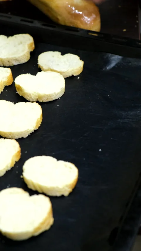 Baked bread close up domestic kitchen Stock Footage 165679727