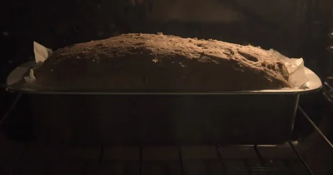 Baked bread loaf Time-lapse 스톡 동영상 86864269