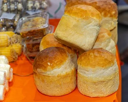 Baked Bread Loaves Stock Photos