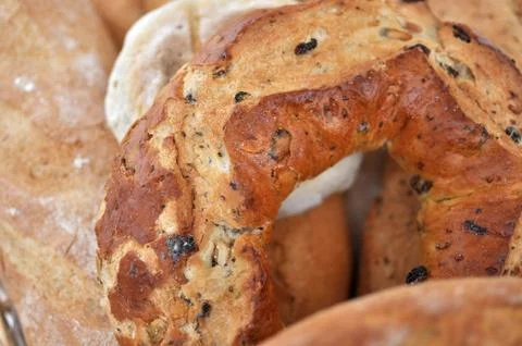 Baked bread Stock Photos
