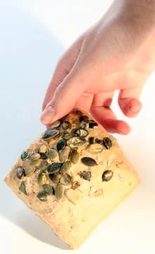 Baked bread Stock Photos