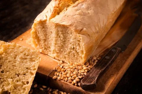 Baked bread Stock Photos