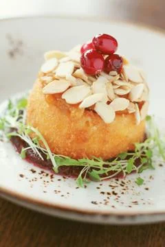 Baked brie appetizer Stock Photos