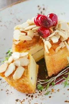 Baked brie appetizer Stock Photos