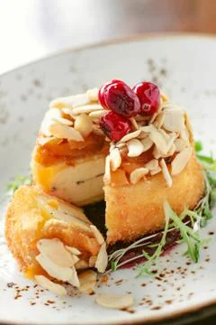 Baked brie appetizer Stock Photos