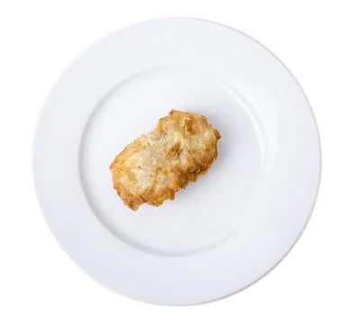 Baked chicken chop. Stock Photos