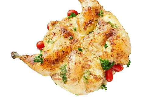 Baked chicken Stock Photos