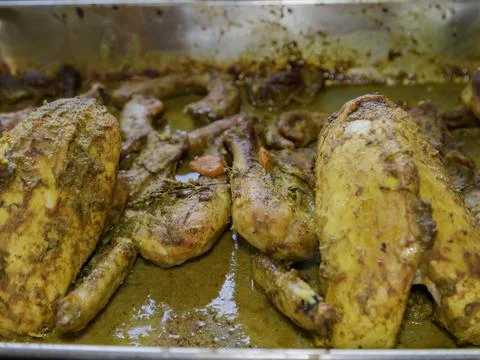 Baked Chicken Foto stock
