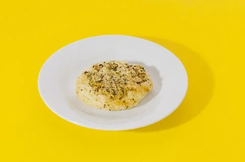 Baked cookie with color background Stock Photos
