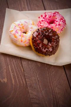 Baked Donuts Stock Photos
