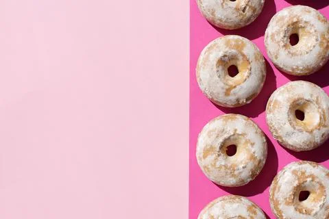 Baked donuts Stock Photos