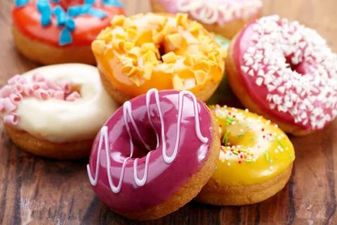 Baked donuts 写真素材