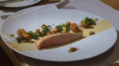 Baked Fish Dish Stock Footage 52822219