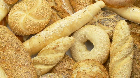 Baked goods closeup Stock Footage 333459