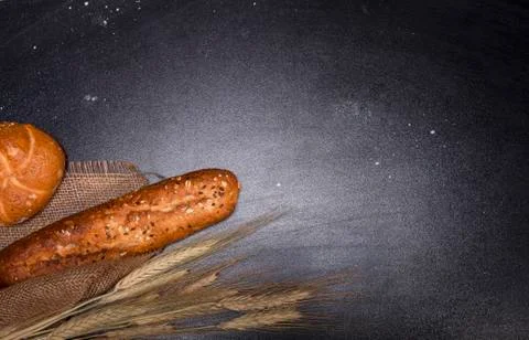Baked goods with space for text Stock Photos