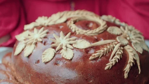 Baked loaf Stock Footage 89968228