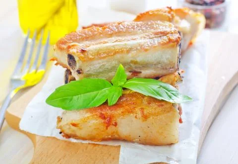 Baked meat Stock Photos