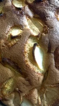 Baked pie close-up as a textured background Stock Photos