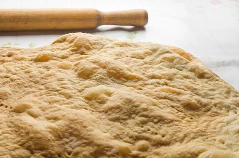 Baked piece layers Stock Photos