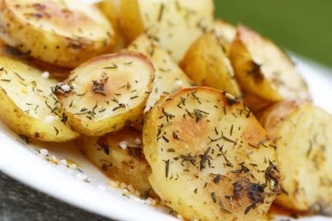 Baked potato Stock Photos