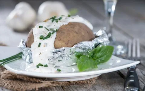 Baked potato Stock Photos