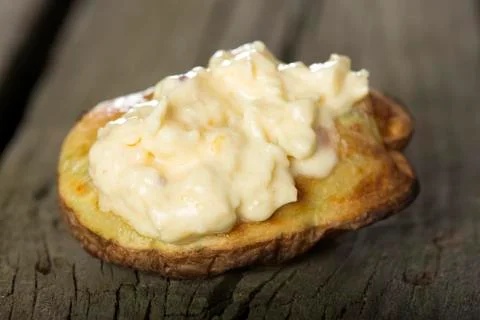 Baked potato Foto stock