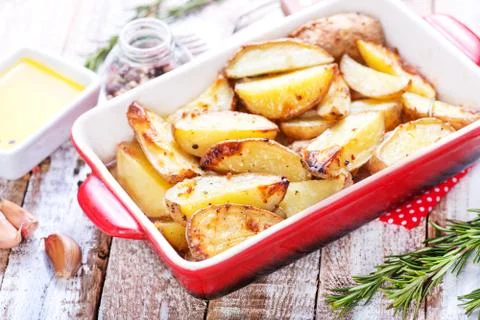 Baked potato Stock Photos