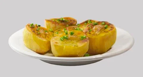 Baked potatoes Stock Photos