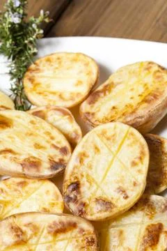 Baked Potatoes Foto stock