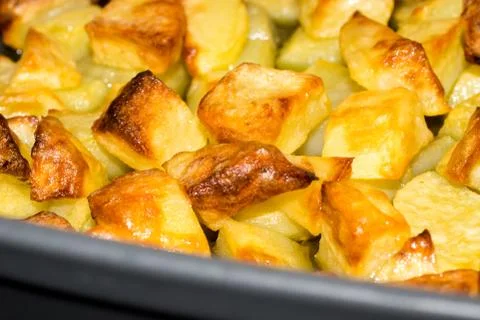 Baked potatoes Stock Photos