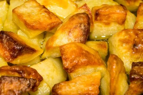 Baked potatoes Stock Photos