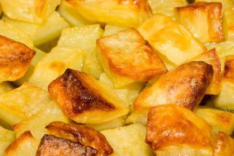 Baked potatoes Stock Photos