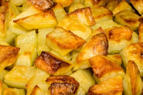 Baked potatoes Stock Photos
